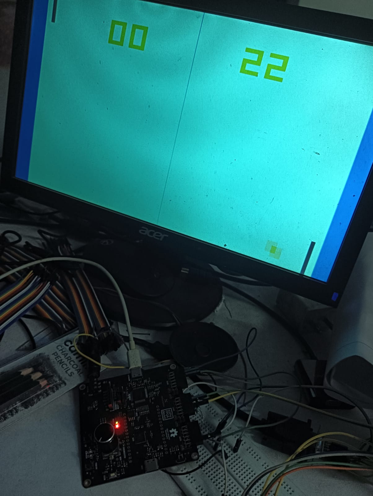 Pong Game with Scoreboard on FPGA